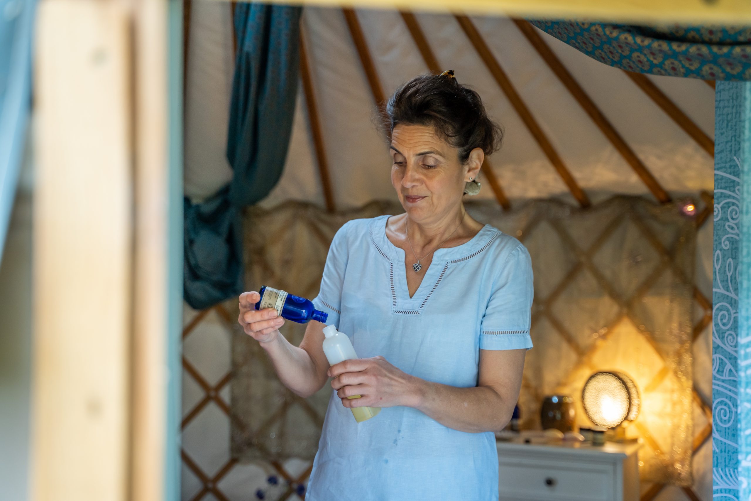 The Yurt Experience Fiona Leslie Massage Hot Shells Holistic Treatment